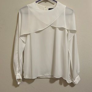 Zara white blouse